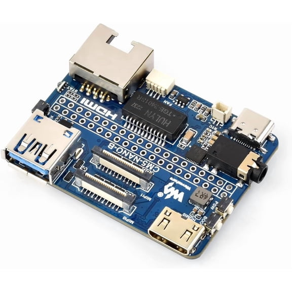 Nano Base Board (B) for Compute Module 5 Lite/eMMC,CM5 Mini Expansion Board,Integrate Multiple Peripheral Interfaces