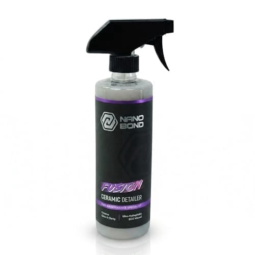 Nano Bond Hydrophobic Spray Ceramic Detailer - SiO2 Coating for Cars, RVs, Boats, Motorcycles, & ATVs, Headlight Restoration Kit Included, Professional Grade Sealant, Made In USA, 16 Fl Oz