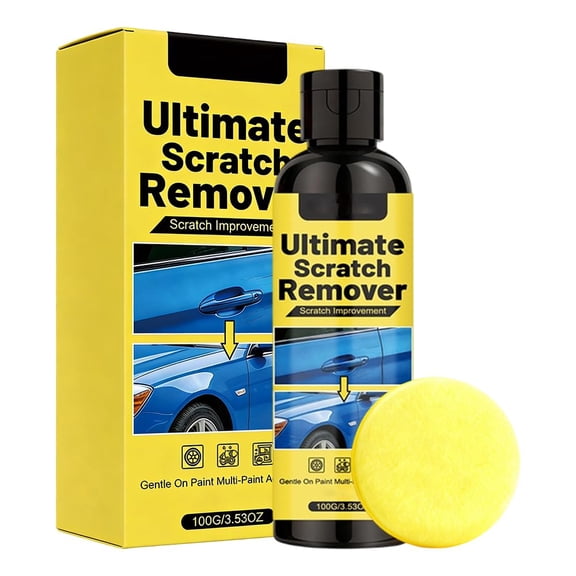 Nano Car Scratch Remover, Eliminate All Car Scratches in 60 Seconds, Quick Fix Deep Scratch Removal Paste, All Paint Colors Polishing Kit 3.53oz