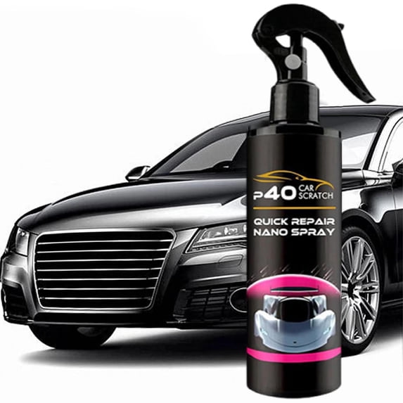 Nano Car Scratch Remover Spray, Quick Repair for Paint Defects, Scratch and Swirl Mark Filler, Polish and Wax Alternative, 120ml