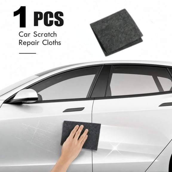 Nano Car Scratch Repair Cloth, Reusable Auto Paint Scuff Remover Wipes for Minor Vehicle Scratch Restoration