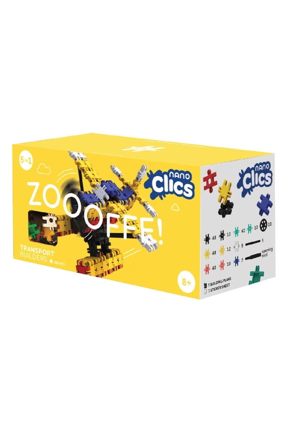 - Creative 250pc Zoooffff Construction toys for children ages 8+