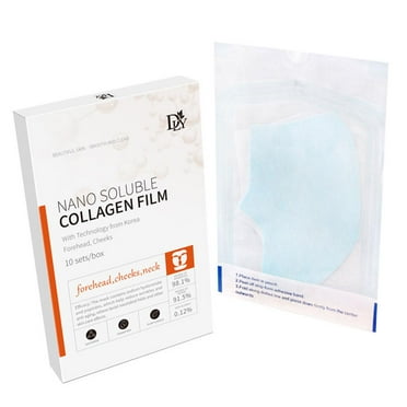 Nano Collagen Film Paper Soluble Facial Mask ,Anti]wrinkles Moisturising Mask- F5F4