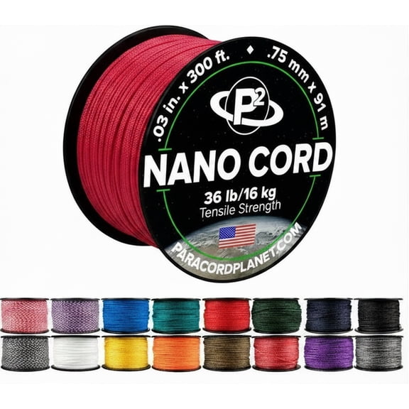 Nano Cord - Raspberry Red - 300 Feet