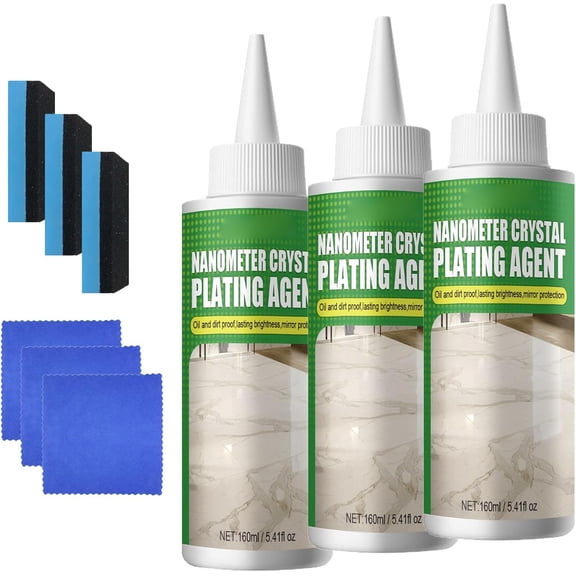 Nano Crystal Coating Agent for Tile & Furniture, Granite Countertop Cleaner and Sealer with Protection, Quartz Cleaner Countertop, Strong Protective & Long-Lasting Polishing
