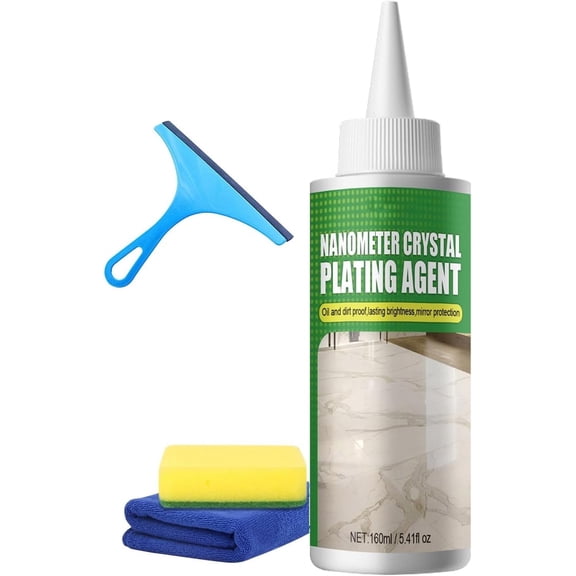Nano Crystal Coating Agent for Tile & Furniture, Nanometer Crystal Plating Agent, Coating of Stone Nanocrystals - Clean and Shine Countertops, Tile, and Stone