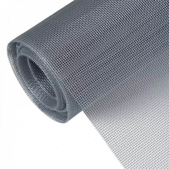 Nano Dense Gray Mosquito Window Screen - Washable, Durable, Easy to Install Insect Mesh - Reusable, High-Strength Fibers
