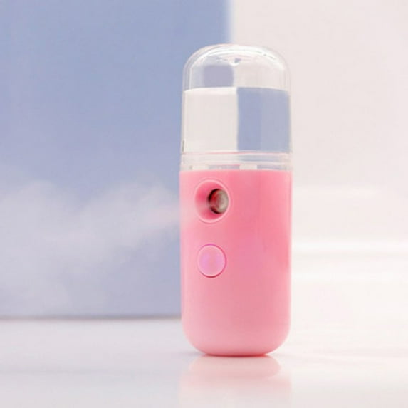 Nano Facial Mist Sprayer, 30ml Handy Atomization Machine Face Moisturizing Hydration Refreshing Face Care Portable Travel Home Use USB Charging