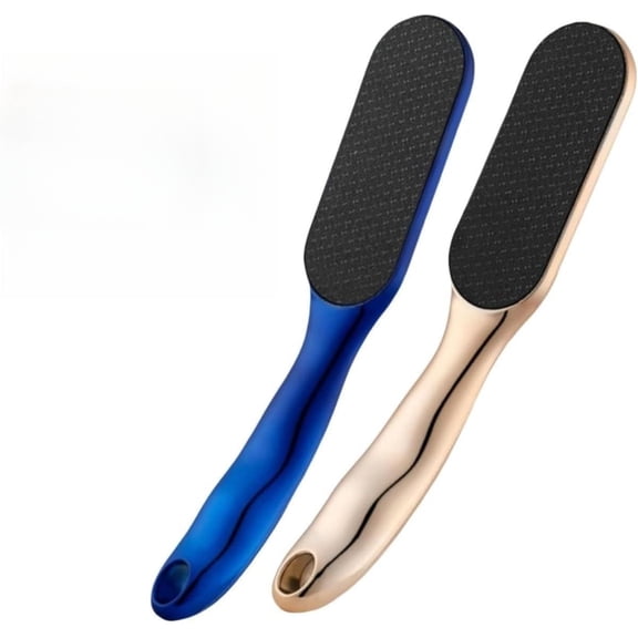 Nano Glass Foot File 2 Pack, Callus Remover Scrubber for Wet or Dry Pedicure Care