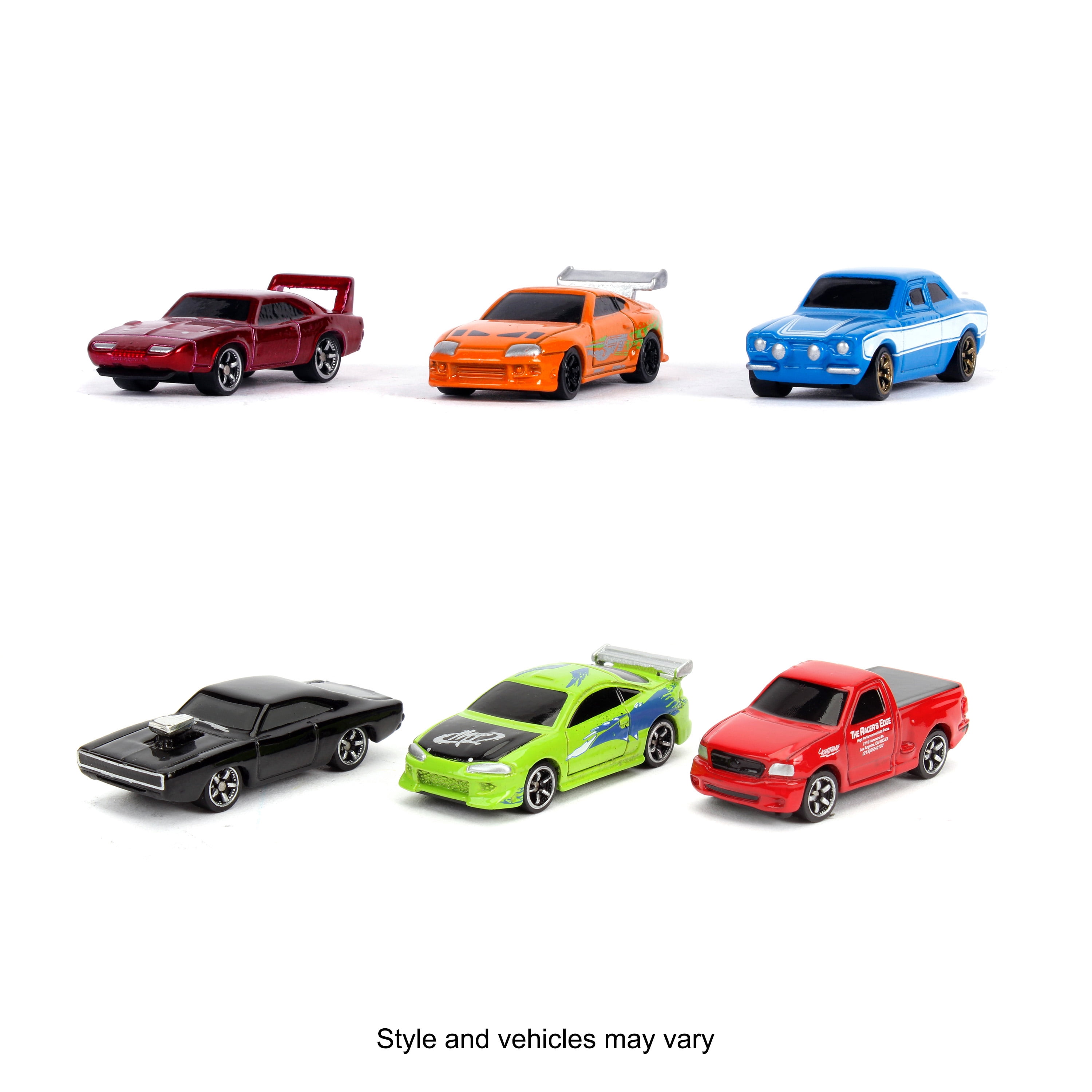 Jada Toys Nano Hollywood Rides 3-Pack Diecast Metal Vehicles ...