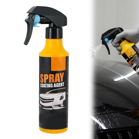 Nano Hydrophobic Ceramic Coating,Car Coating Spray, Multi-Functional Paint Protection for Auto Detailing, Portable Car Coating Spray for Vehicle Shine