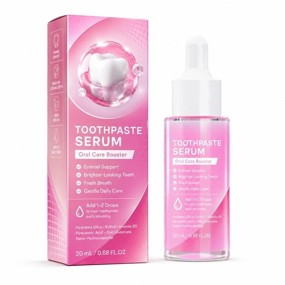 Nano-Hydroxyapatite Toothpaste & Tooth Serum, Teeth Strengthening Serum for Teeth, Enamel Repair & Remineralization, Daily Oral Care Routine for All Ages
