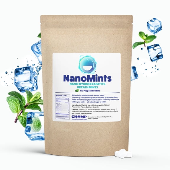 Nano Hydroxyapatite Xylitol-free Peppermint 150 Mint Refill