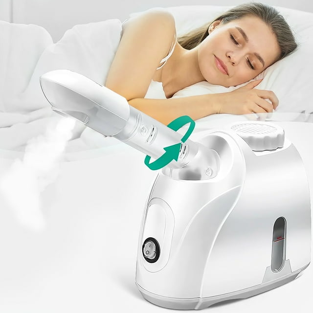Nano Ionic Facial Steamer, Professional Face Steamer with 360°Rotatable