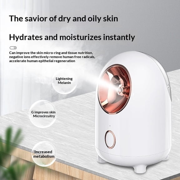 Nano Ionic Steam Unit, One-Touch Hot Mist Humidifier, Portable Steam Appliance for Indoor Daily Use, Practical Gift for Family