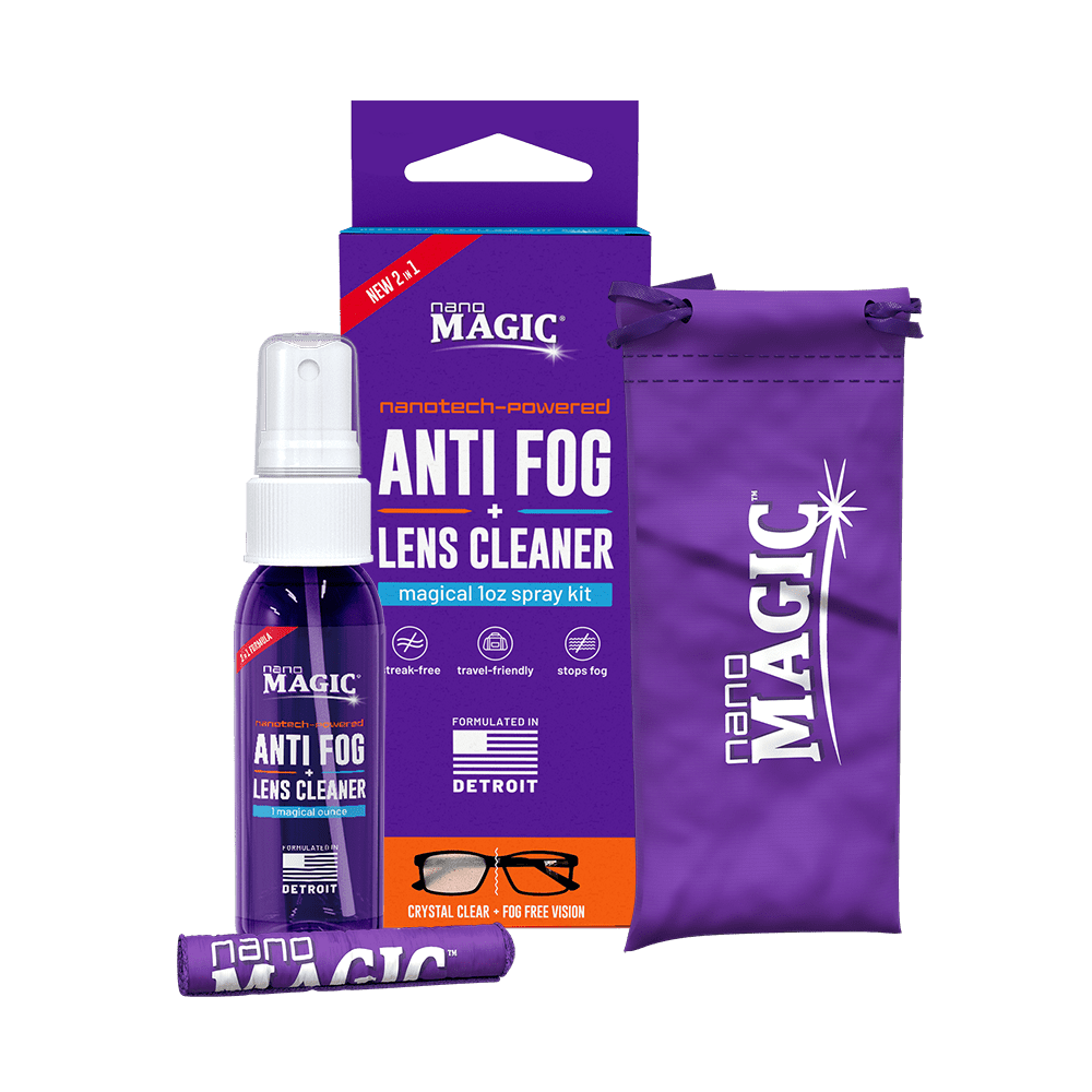 Nano Magic Anti Fog + Lens Cleaner Spray, 1 fl oz Kit