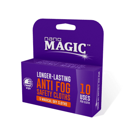 Nano Magic - Anti-Fog Safety Dry Cloths (Pack of 5)
