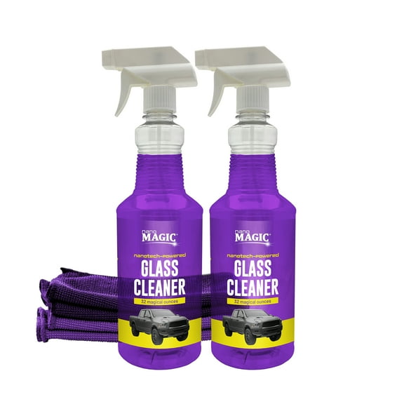Nano Magic Auto Glass Cleaner Spray Kit, 32oz, 2-Pack