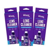Nano Magic Lens Cleaning Kit with Spray, Refill Bottle and Microfiber Cloth, 3-Piece Set, 3 Pack