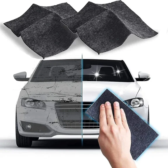 Nano Magic Multi-purpose Car Scratch Removal Cloth - 2pcs, Nano Sparkle Cloth for Car Scratches