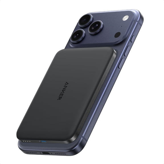 Nano Magnetic Power Bank, 5,000mAh Qi2-Certified 15W Portable Charger