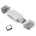 thumbnail image 1 of Nano Memory Card & TF SD Card to USB C & USB 2.0 Card Reader Adapter, 1 of 5