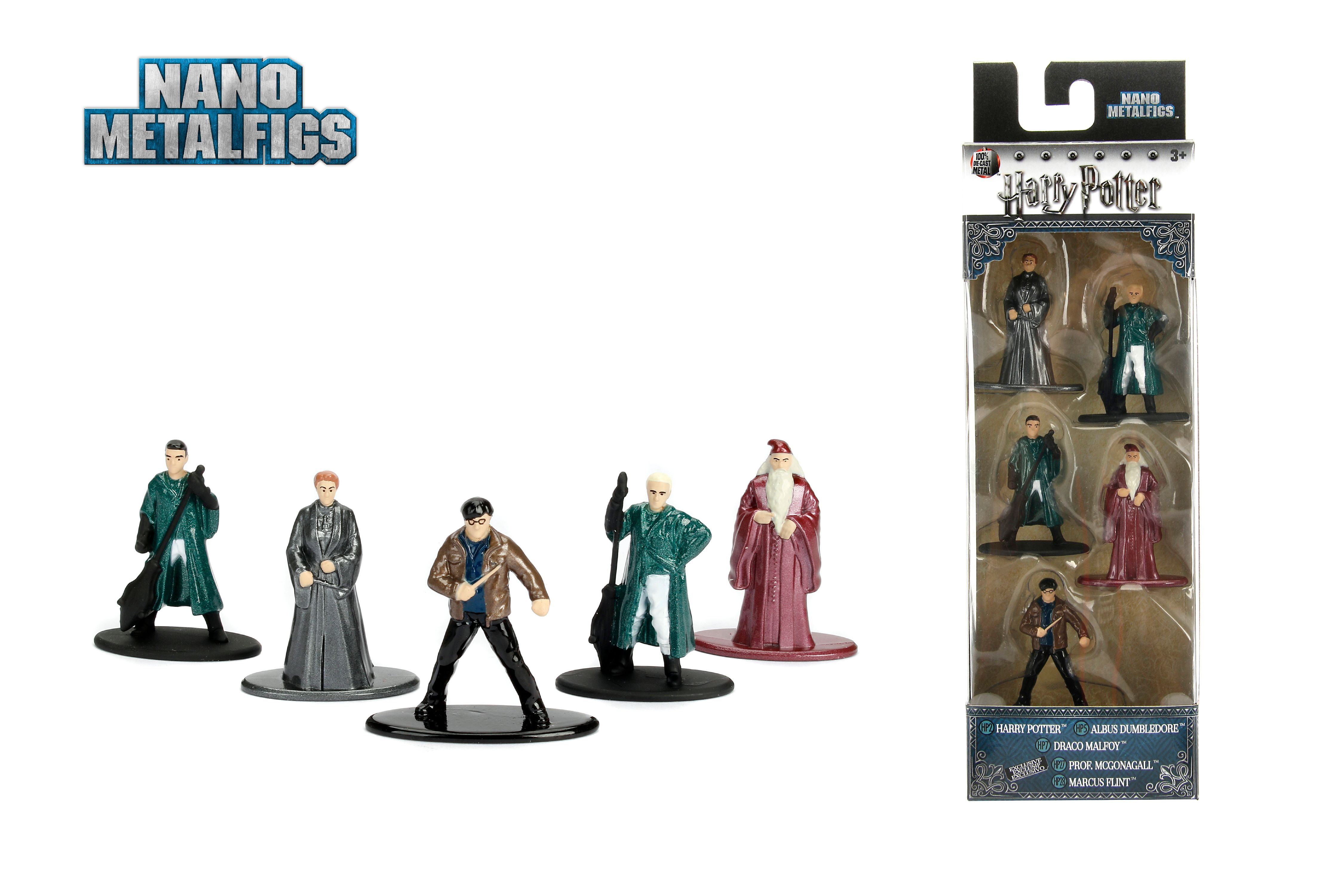 Nano Metalfigs Harry Potter 5 Pack Die Cast Figures by Jada Toys Wave 1 Pack B