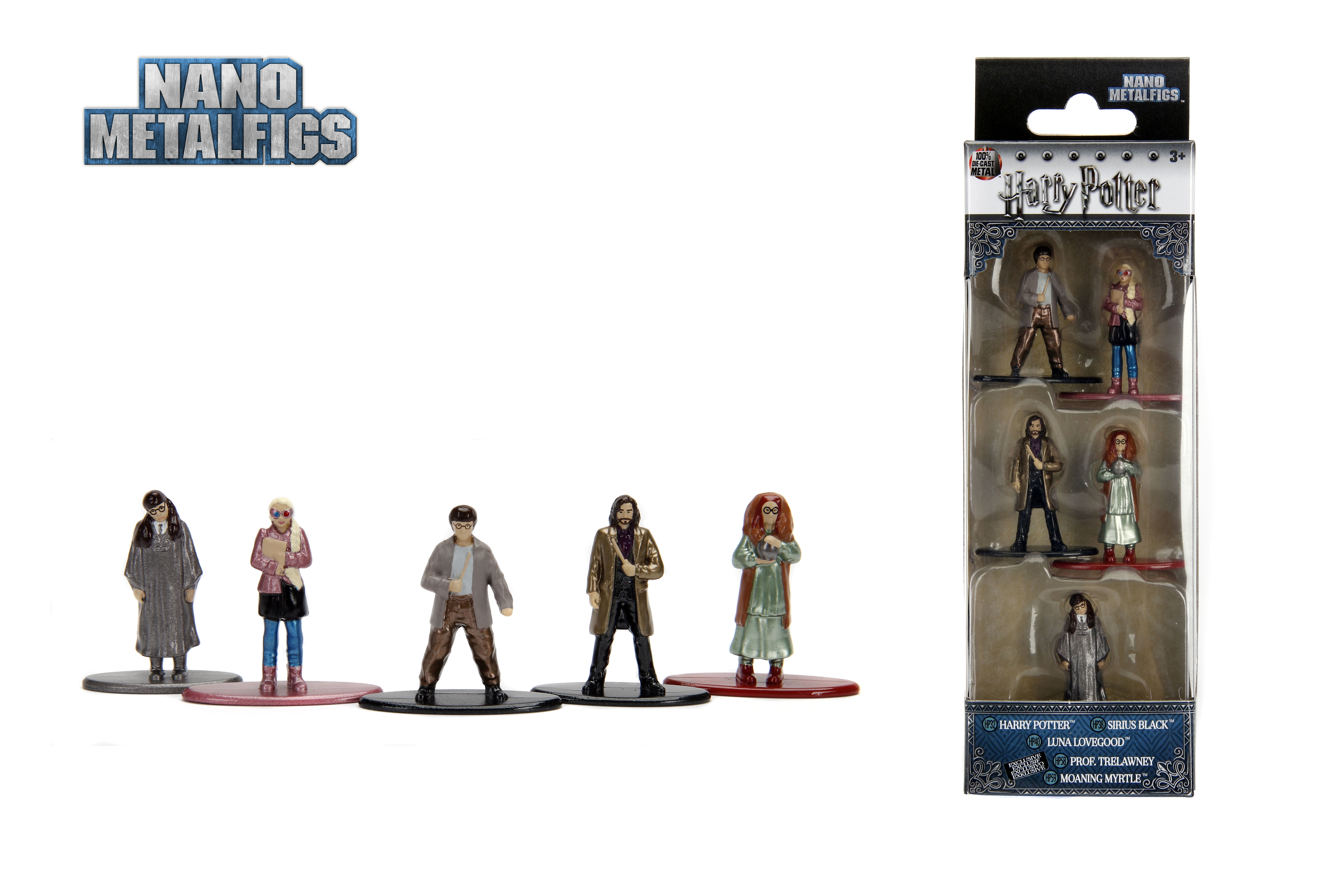 Nano Metalfigs Harry Potter 5 Pack Die Cast Figures by Jada Toys Wave 3 Pack B