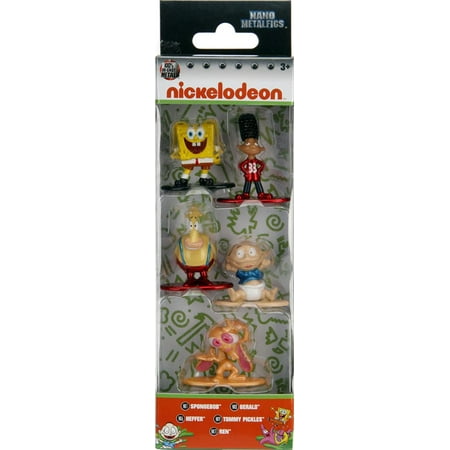 Nano Metalfigs Nickelodeon 5 Pack Die Cast Figures by Jada Toys Pack B