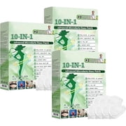 Nano Mikron Pflaster Patch,10-in-1 Herbal Skin Patch, Advanced Botanical Formula for Women & Men, Gentle Non-Irritating Skin Care, 3 Box 21 Patches