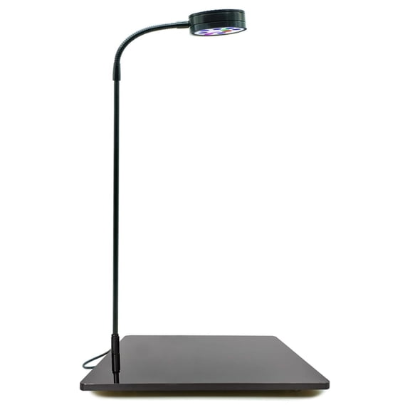 Nano Pro Aquarium LED Light, Dimmable Full Marine LED for Saltwater Coral Fish , Macroalgae Jars (Large -12Watts (13.5X13in Stand))