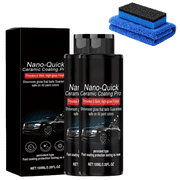 Nano Quick Ceramic Coating, Advanced Quick Coat Car Detailing Spray, Long-Lasting Gloss & Protection, Restores Shine, Easy Spray-On Ceramic Finish 2pcs