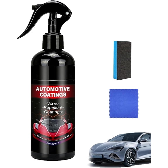 Nano-Quick Ceramic Coating Pro for Automobiles, 300ml Nano Quick Coat Restore, for Car Detailing, Deep Gloss Shine Long-Lasting Polish (1pc)