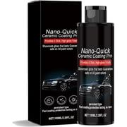 Nano-Quick Ceramic Coating Pro for Automobiles,Quick Coat Restore Spray for Car Detailing, Long-Lasting Polish Restore 1PC