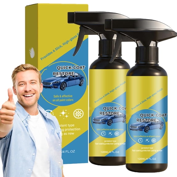Nano Quick Coat Restore,Car Nano Coating Spray,Quick Coat Restore,Car Nano Quick-Coat Restore-Coating Spray,Long-Lasting Protection Waterless Wash