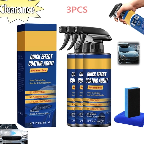 Nano Quick Coat Restore, Coating and Sealing Liquid for Cars to Enhance Shine & Protect Paint, Clear Coat Restorer, Quick Detailing Spray for Shine & Protection 120ml