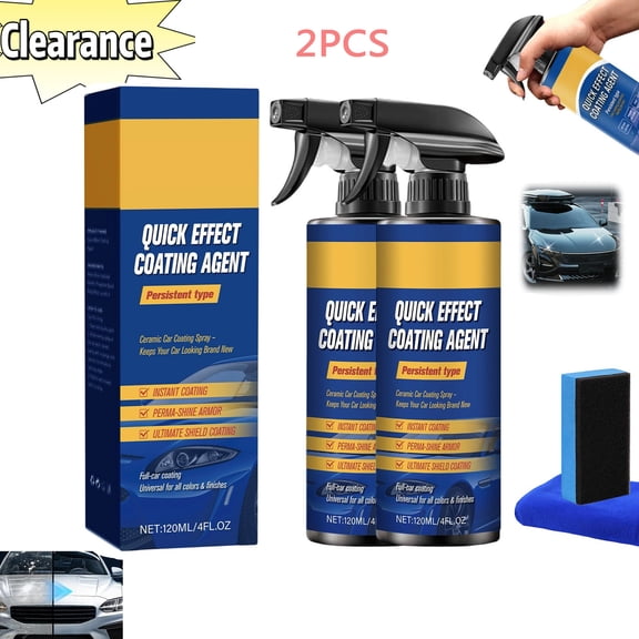 Nano Quick Coat Restore, Coating and Sealing Liquid for Cars to Enhance Shine & Protect Paint, Clear Coat Restorer, Quick Detailing Spray for Shine & Protection 120ml