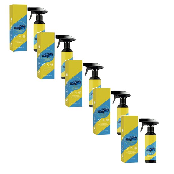Nano Quick Coat Restore Coating Spray, Advanced Automobile Quick-Acting Coating Agent, Quick Effect CoatingAgent Spray with Dust Proof and Glazing Effects Long-Lasting Car Showroom Gloss,5PC