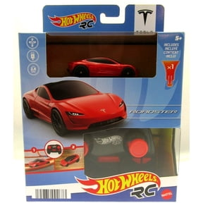 Nano Racer RC Car Tesla Roadster Red Hotwheels Radio Control Fun