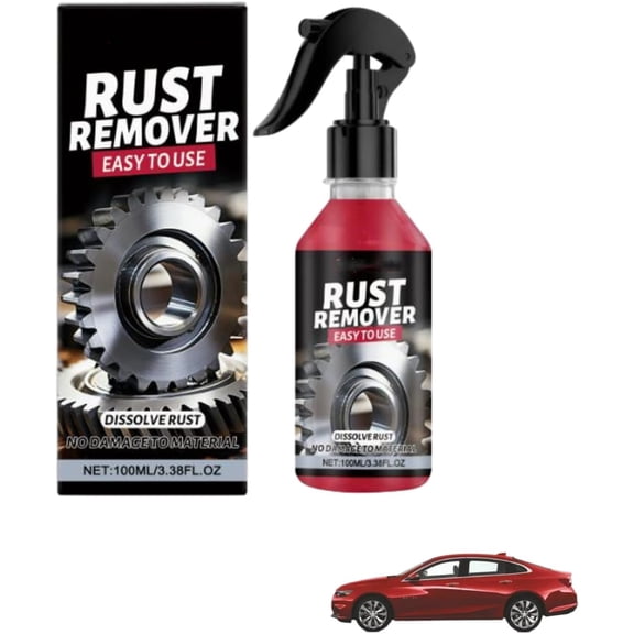 Nano Rust Remover, Nano Metal Rust Remover Polishing Spray, Rust Remover Spray, for Tools, Cars, Bikes, Grills, Bolts, Firearms & More