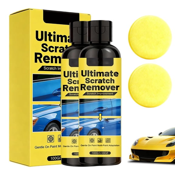 Nano Scratch Remover, Quick Fix Deep Scratch Removal Paste, 3.53Oz Polishing Kit For All Paint Colors For Car Scratch Repair(RL 2 Set)