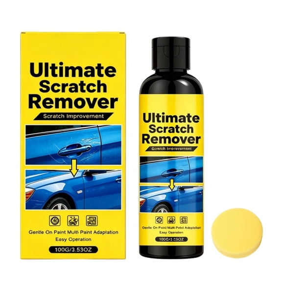 Nano Scratch Remover for Car – Eliminate Scratches in 60 Seconds, Quick Fix Polishing Paste for All Paint Colors, 3.53oz（1PCS）