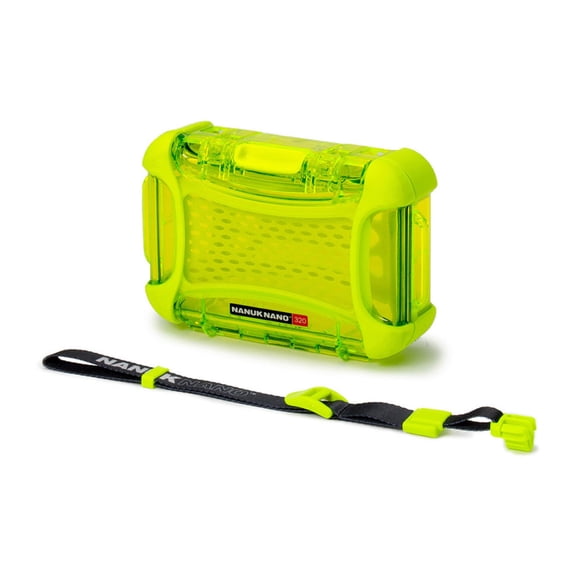 NANUK 320 Nano Series Medium Ultra Resistant Waterproof Polycarbonate Hard Protective Case (Lime)