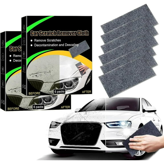 Nano Sparkle Cloth Car Scratch Remover,Breathe Breen Nano Sparkle Cloth, Nano Sparkle Cloth, Car Paint Light Deep Scratches Repair(2Pack)