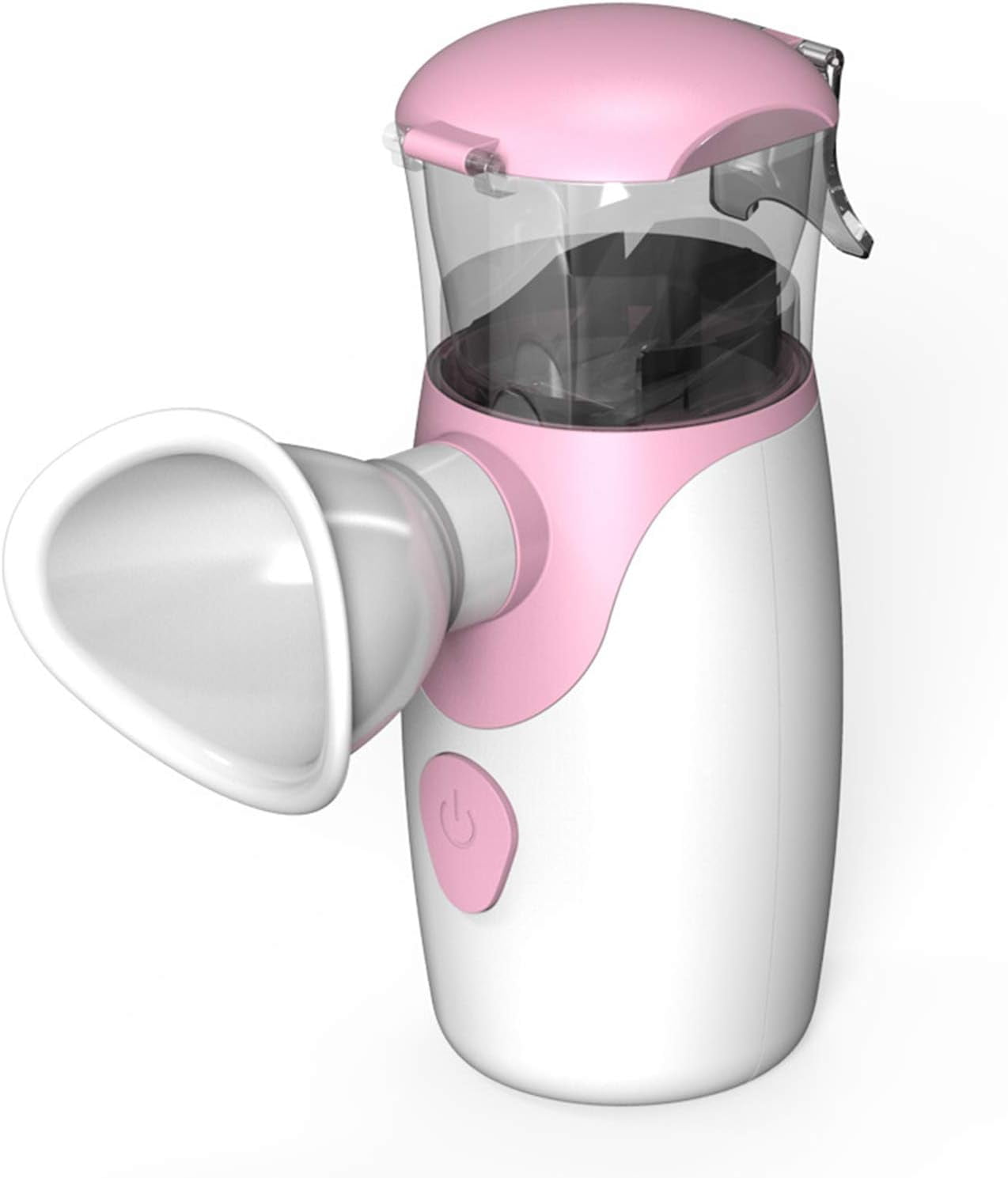 Nano Spray Facial Mister USB Rechargeable, 15Ml Mini Facial Steamer, Handy Moisturizing Mist Sprayer, Atomization Eyelash Extensions Skin Care Steamer,Pink
