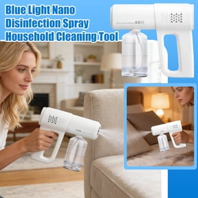 Nano Spray Machine K5 Pro, Blue Light Nano Disinfectant Sprayer Gun, 1 Set With Charging Cable & Manual, Rechargeable Portable For Teens Home Office Travel, Fine Mist