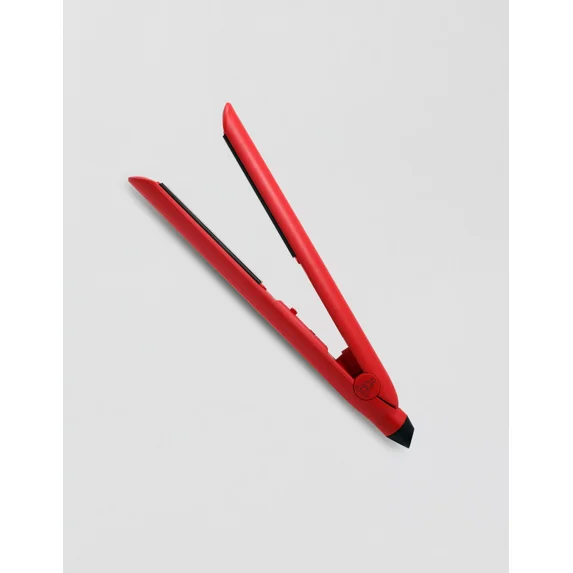 Karma Beauty Nano Styler Flat Iron Hair Straightener for Women | Ceramic Plates with Ionic Technology | Portable Straightener and Curler | Easy to Use Perfect for Smooth & Frizz-Free Hair (Red)