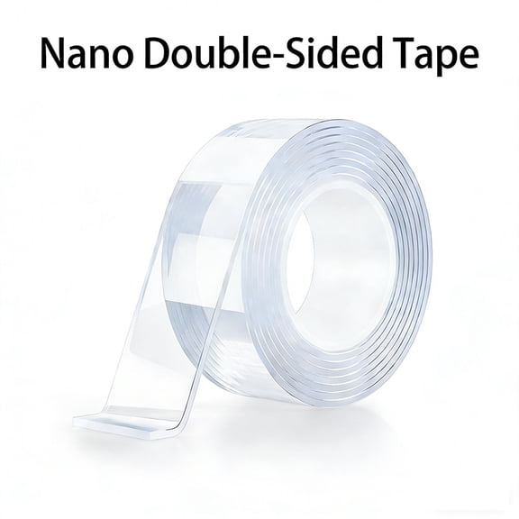 Scopactch Nano Tape Traceless Waterproof Clear Double-Sided Adhesive 1-Count 1.18 in x 196.85 in