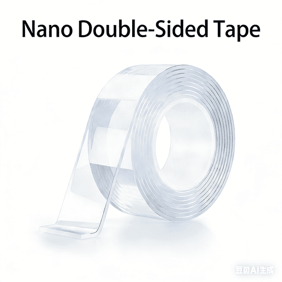 Scopactch Nano Tape Traceless Waterproof Clear Double-Sided Adhesive 1-Count 1.18 in x 196.85 in