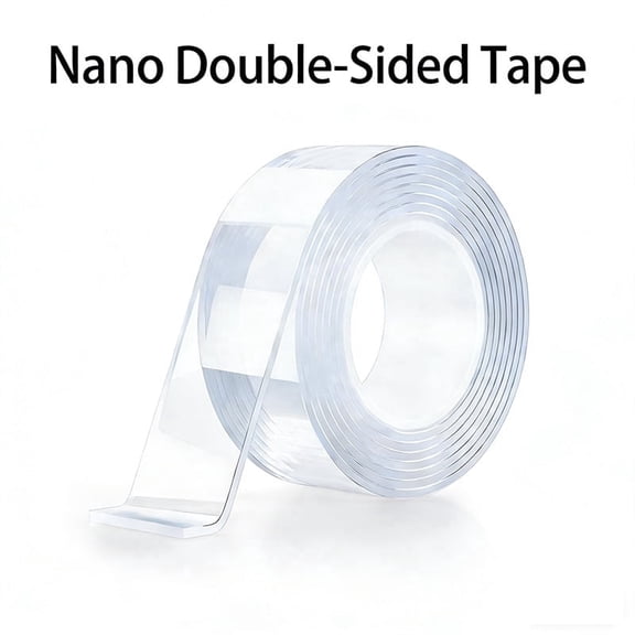 Scopactch Nano Tape Traceless Waterproof Clear Double-Sided Adhesive 1-Count 1.18 in x 196.85 in